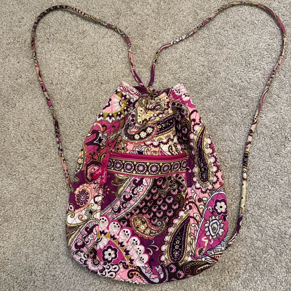 Vera Bradley Drawstring Back Pack - image 1